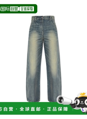 KENZO 女士牛仔裤 FE52DP2276I7DY SS2024 灰色 Denim Pants