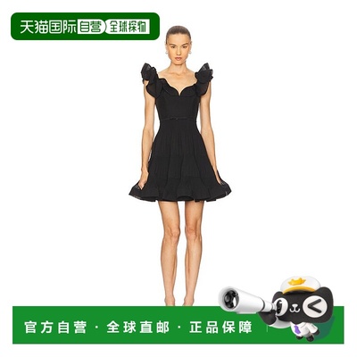 1h可退 潮奢 ZIMMERMANN 女士 褶裥褶边迷你连衣裙 2479DF25R