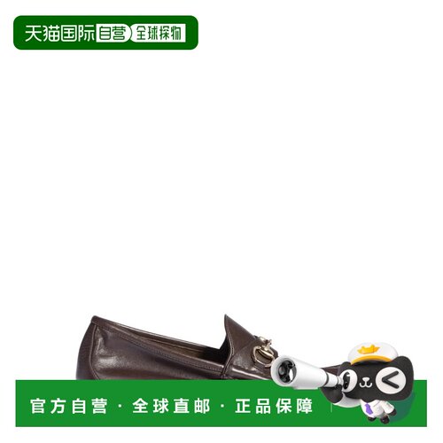 GUCCI 男士商务休闲鞋 864119AAF3Q2140 AW2026 棕色 饰马衔扣乐