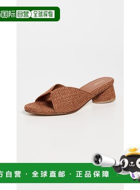 1h可退 潮奢 Kaanas 女士 Tierra 编织高跟鞋 brown棕色 舒适时尚