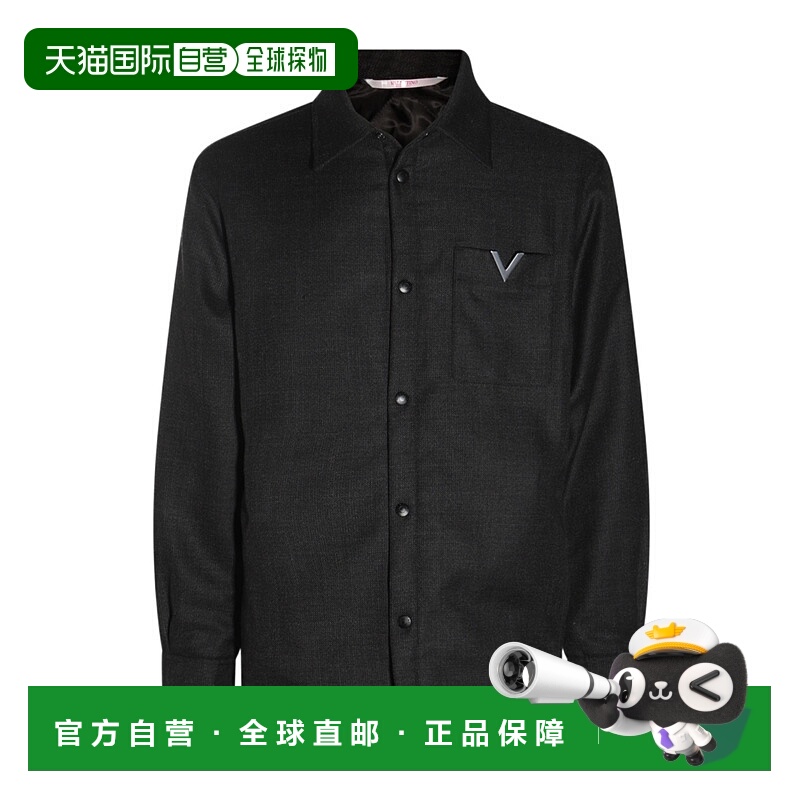 VALENTINO 男士夹克 VCIO068JB372 SS2025 黑色