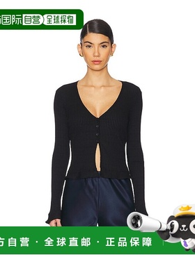 1h可退 潮奢 lamade 女士 短款开襟上衣 CMFR4007针织衫