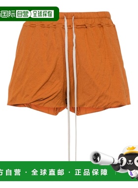 RICK OWENS 女士短裤 RO01D2387BH53 SS2024 橙色 松紧腰短裤