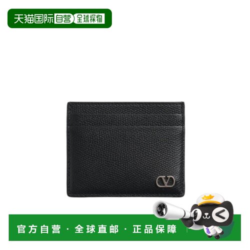 VALENTINO 女士钱包 YP0V09UAG0NO CO 黑色 VLOGO签名小牛皮卡包