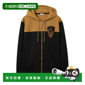 burberry 男士 帽衫 1h可退 运动夹克衫 拉链连帽博柏利卫衣刺绣