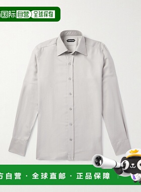 1h可退 潮奢 Tom Ford 汤姆 福特 男士 斜纹布衬衫 HSBC01SUS03TA