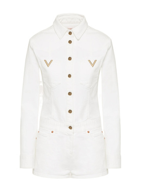 VALENTINO 女士连体裤 1B3DH00F79C001 AW2022 白色