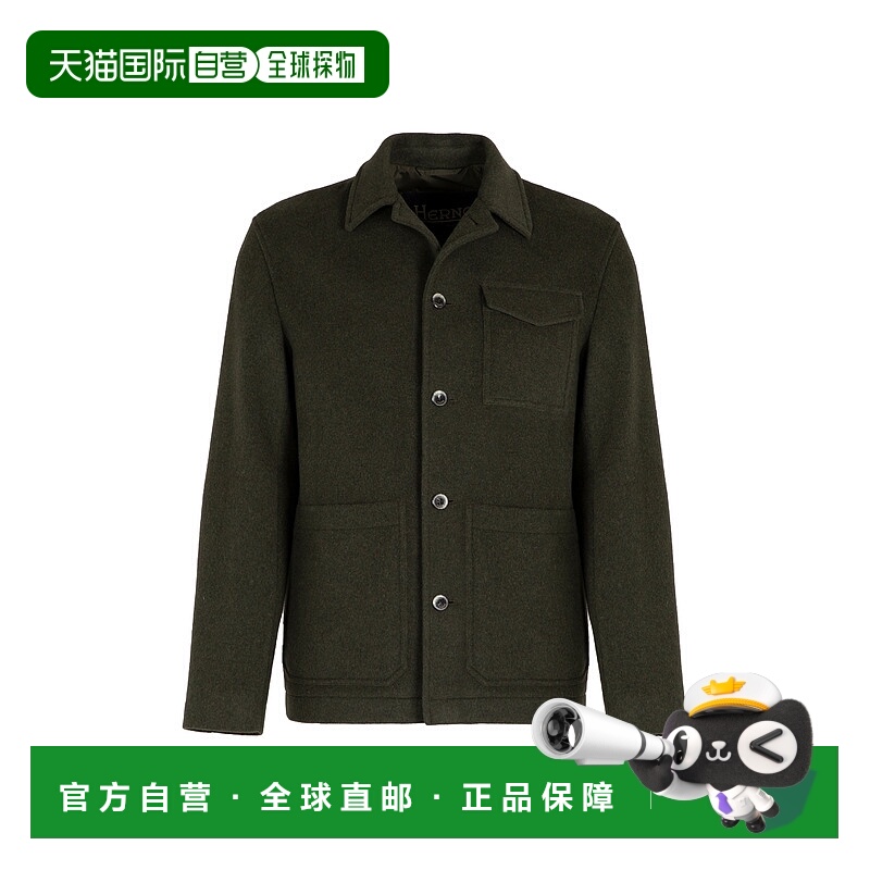 1h可退 HERNO 男士夹克 FI000138U33475R7740 AW2025 军绿色