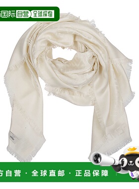 FENDI 女士围巾 FXT069AJW7F0QM0 AW2024 白色