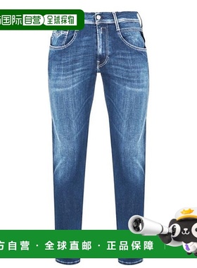 1h可退 潮奢 Replay 男士 Hyperflex Anbass 修身牛仔裤直筒裤