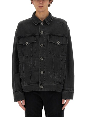 BALMAIN 男士外套 CH1TC300 SS2024 黑色