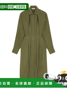 GIVENCHY 女士连衣裙 BW22RD1634305 SS2026 绿色 LONG SHIRT DRE