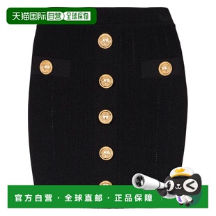 女士半身裙 Mini EF1LB290KB070PA 黑色 Knitted SS2025 BALMAIN