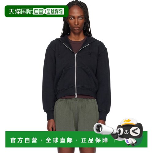 Our Legacy 女士 黑色 Mischief 抓绒连帽衫卫衣 W2266MWFl