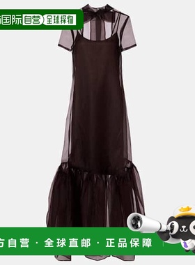 1h可退 潮奢 Staud 女士 Calluna 欧根纱长款连衣裙