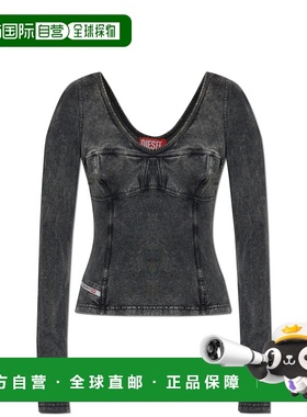 DIESEL 女士背心吊带 TELINA165950NJBJ02A CO 灰色 Top T-ELIN