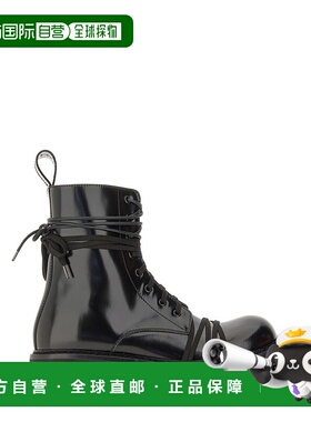 1h可退 MOSCHINO 男士靴子 MB24014G0NGB5000 AW2025 黑色男靴