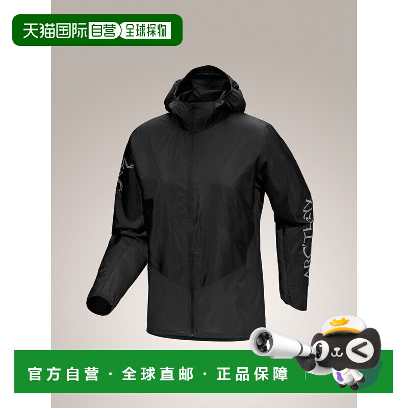 1h可退 Arc'teryx Norvan Windshell Hoody 男士轻可收纳极简越野 - 实物图