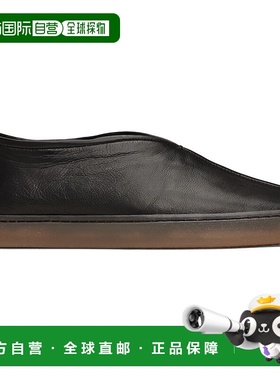 1h可退 潮奢 Lemaire 女士 黑色 Linoleum Piped 乐福鞋 FO0099LL