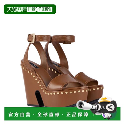 GIVENCHY 女士凉鞋 BE30APE2FV913 SS2026 棕色 CLOG LEATHER PLA