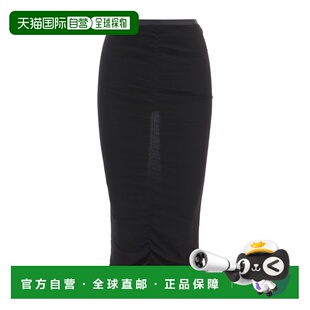 黑色 VALENTINO SS2026 BKG05ZA8N0NO 褶皱半身裙 女士半身裙