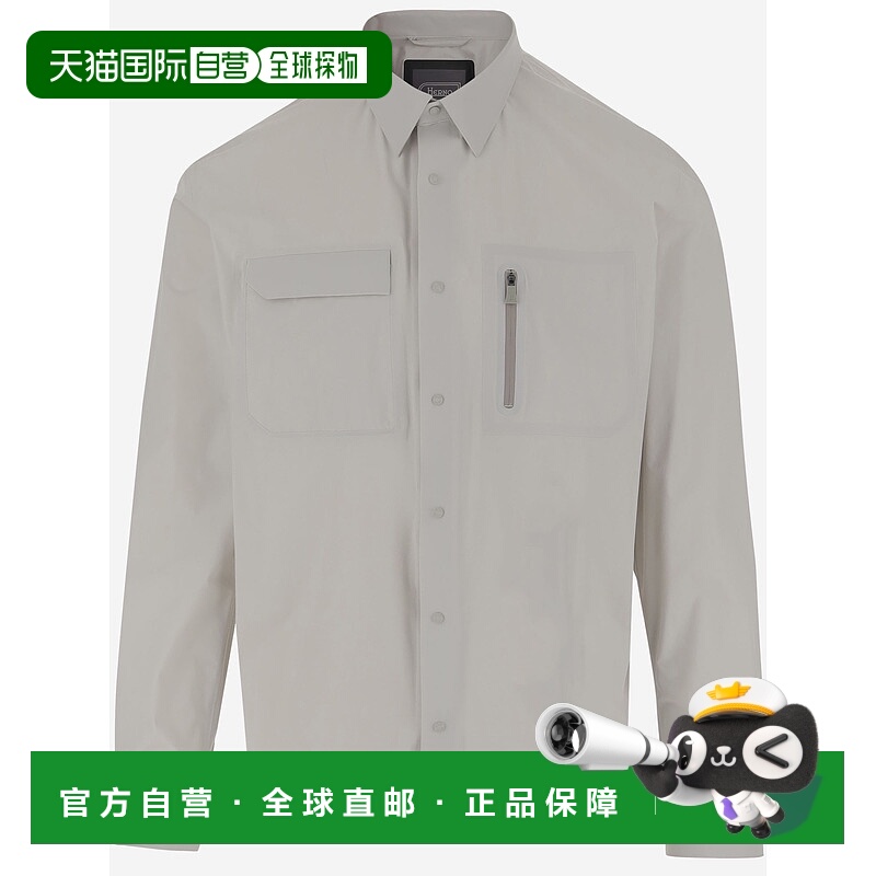 1h可退 HERNO 男士衬衫 CM000004U12691Z1250 AW2025 白色