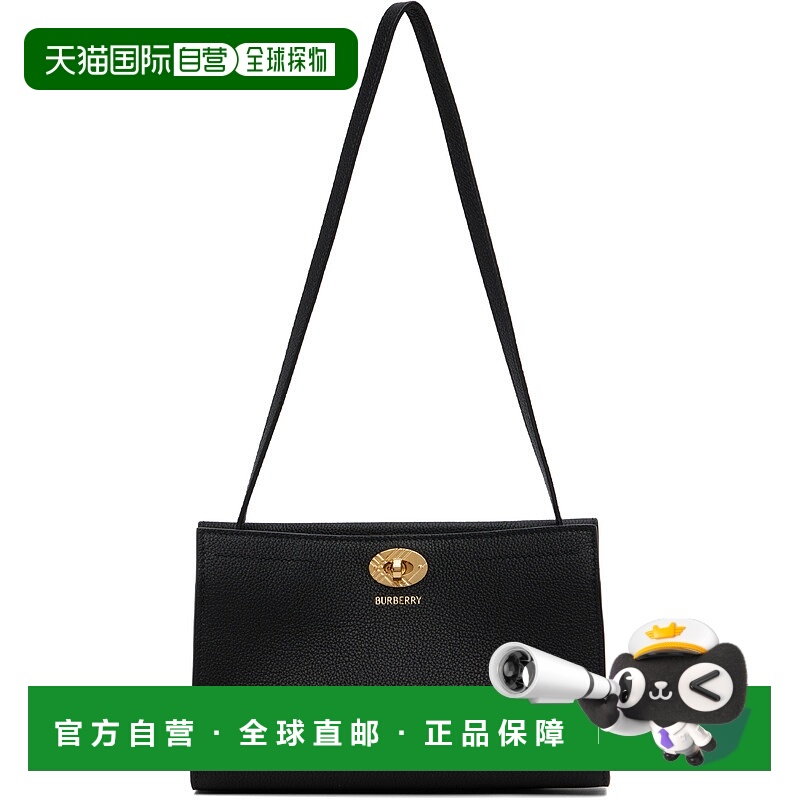 1h可退 潮奢 Burberry 巴宝莉 女士 黑色 Cotswolds 单肩包 81114