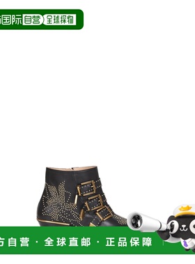 CHLOÉ 女士靴子 CHC16A134750ZY SS2026 黑色 'Susanna' ankle bo