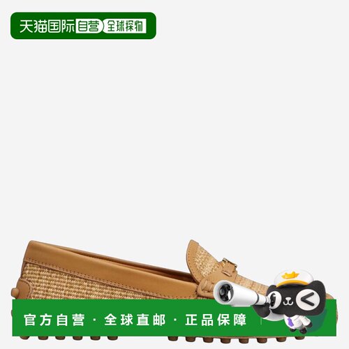 TOD'S 女士芭蕾乐福鞋 XXW22L0KG60V8DZZQU SS2026 浅棕色一脚蹬