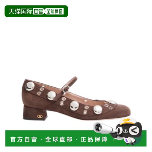VALENTINO 女士高跟鞋 WS0NE5YTB0TO AW2025 棕色 穿孔高跟鞋