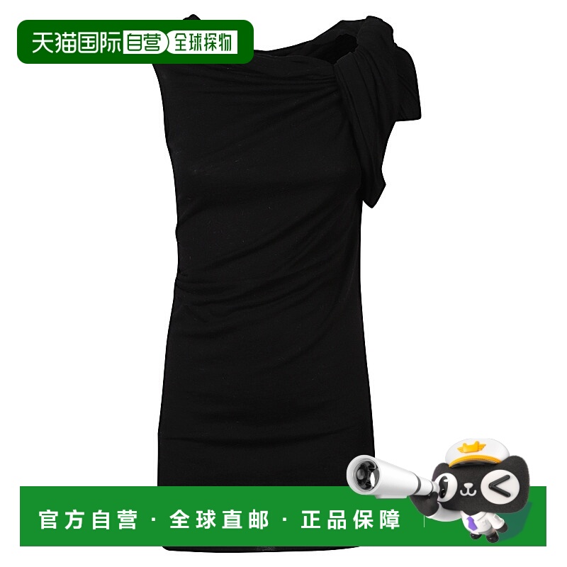 1h可退 RICK OWENS 女士T恤 RP02E4110JR09 AW2025 黑色