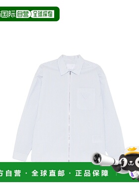 PRADA 男士衬衫 SC855189HF0W81 SS2026 白色 CAMICIA