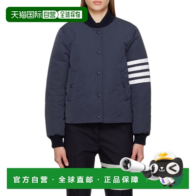 1h可退 奢淘 Thom Browne TECH FAILLE 4 条纹羽绒服 女 FBD042XF