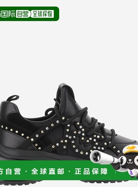 PINKO 女士运动鞋 SS0095E031Z99 AW2025 黑色 ARIEL 28 水钻运动