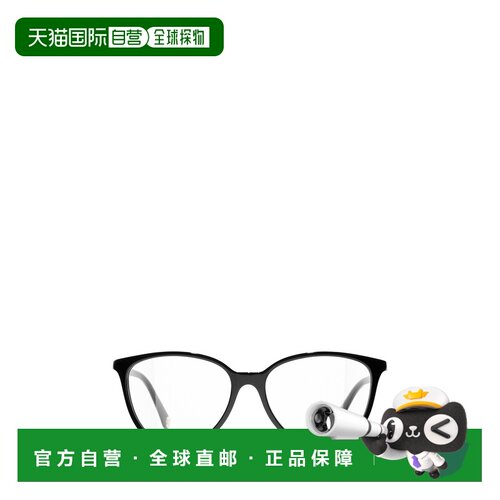 1h可退 CHANEL 女士太阳镜 CH3446C622 CO 黑色 Chanel CH3446 bl