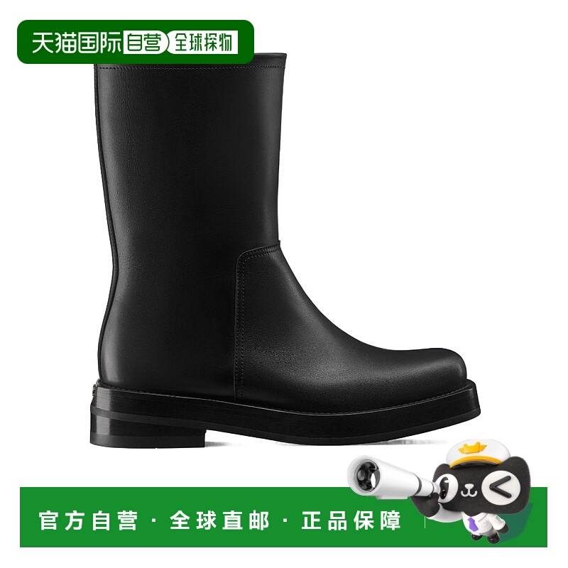 1h可退 DIOR 男士靴子 3BO317ZMPH900 SS2024 黑色 方头徽标靴子