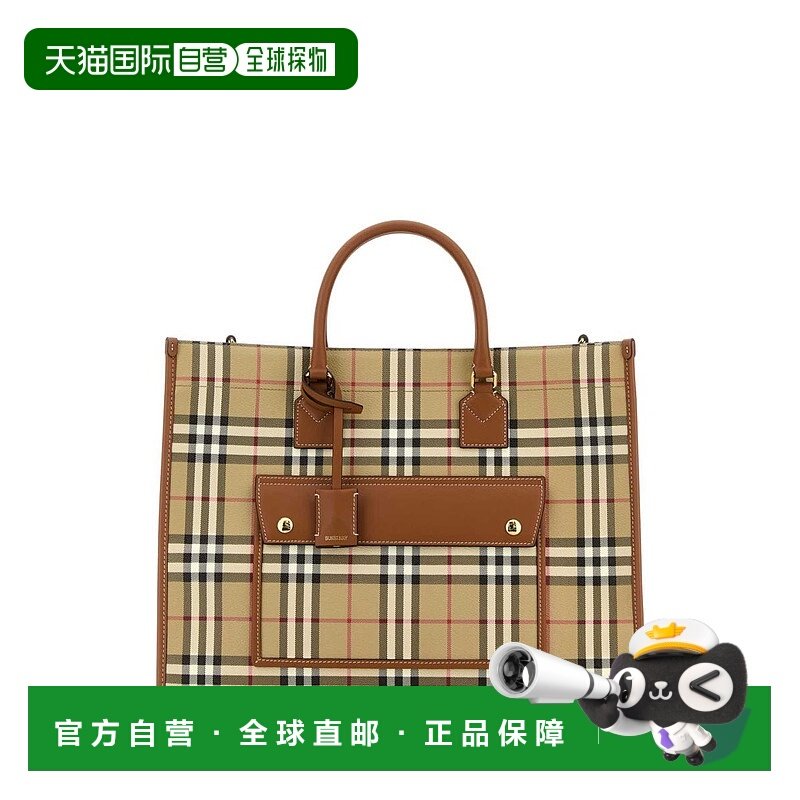 BURBERRY 女士手提包 8109792A9534 AW2025 花色 Burberry Handba,箱包皮具/热销女包/男包,通用款女包,淘宝优惠券,粉丝福利购,淘宝优惠卷