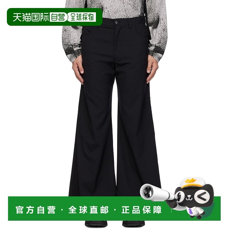 1h可退 潮奢 KUSIKOHC 男士 黑色 Right To Fail Oversized 长裤