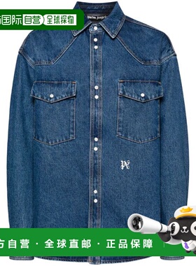 PALM ANGELS 男士衬衫 PMYD023R24DEN0024001-0 AW2024