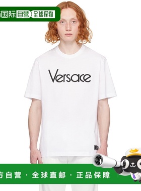 1h可退 潮奢 versace 范思哲 男士 白色 1978 Re-Edition T 恤 10