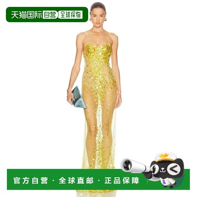 付款1h内可退 潮奢 The Attico 女士 透视珠片礼服 260WCW00265