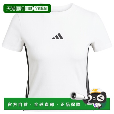 1h可退 ADIDAS 女士T恤 9166782WHITEBLACK CO 白色