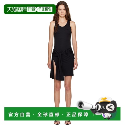 1h可退 潮奢 Coperni 女士 黑色 Knotted Jersey 连衣裙 COPJS160
