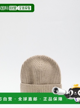 CELINE 男士帽子 AA00E264WGBY4 AW2025 浅棕色 Triomphe cashmer