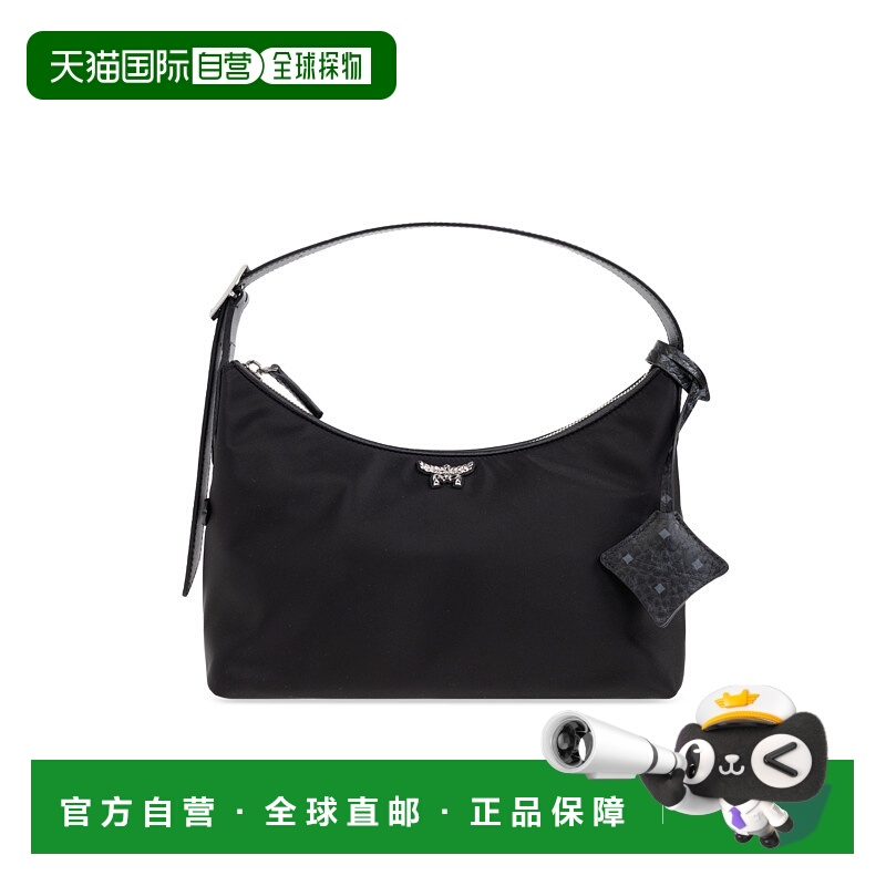 1h可退 MCM 女士斜挎包 MWHFSTA090BK SS2025 黑色 Shoulder bag