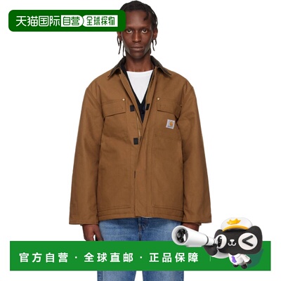 1h可退 潮奢 CARHARTT WIP 男士 棕色 OG Arctic 夹克 I03623900S