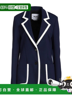 1h可退 潮奢 Msgm 女士 西装外套 blue蓝色 舒适时尚