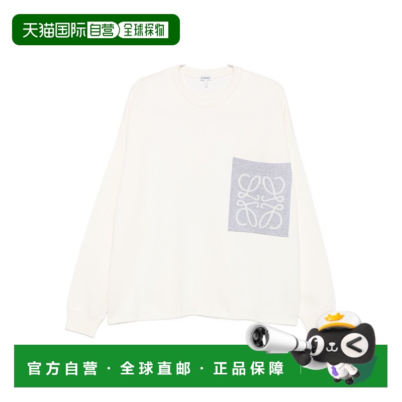 1h可退 LOEWE 男士针织衫 H526Y14KLS2145 AW2025 浅棕色 Anagram