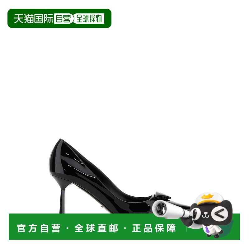 1h可退 PRADA 女士高跟鞋 1I928MF075XUWF0002 AW2025 黑色普拉达