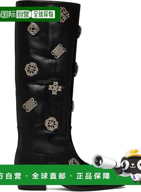 1h可退 潮奢 Toga Pulla 女士 独家发售黑色高筒靴 FTGPW10920902